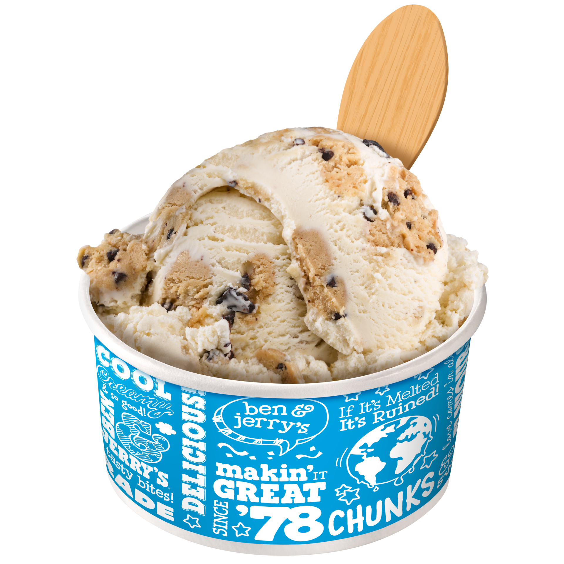 Chocolate Chip Cookie Dough Ice Cream - Bulk