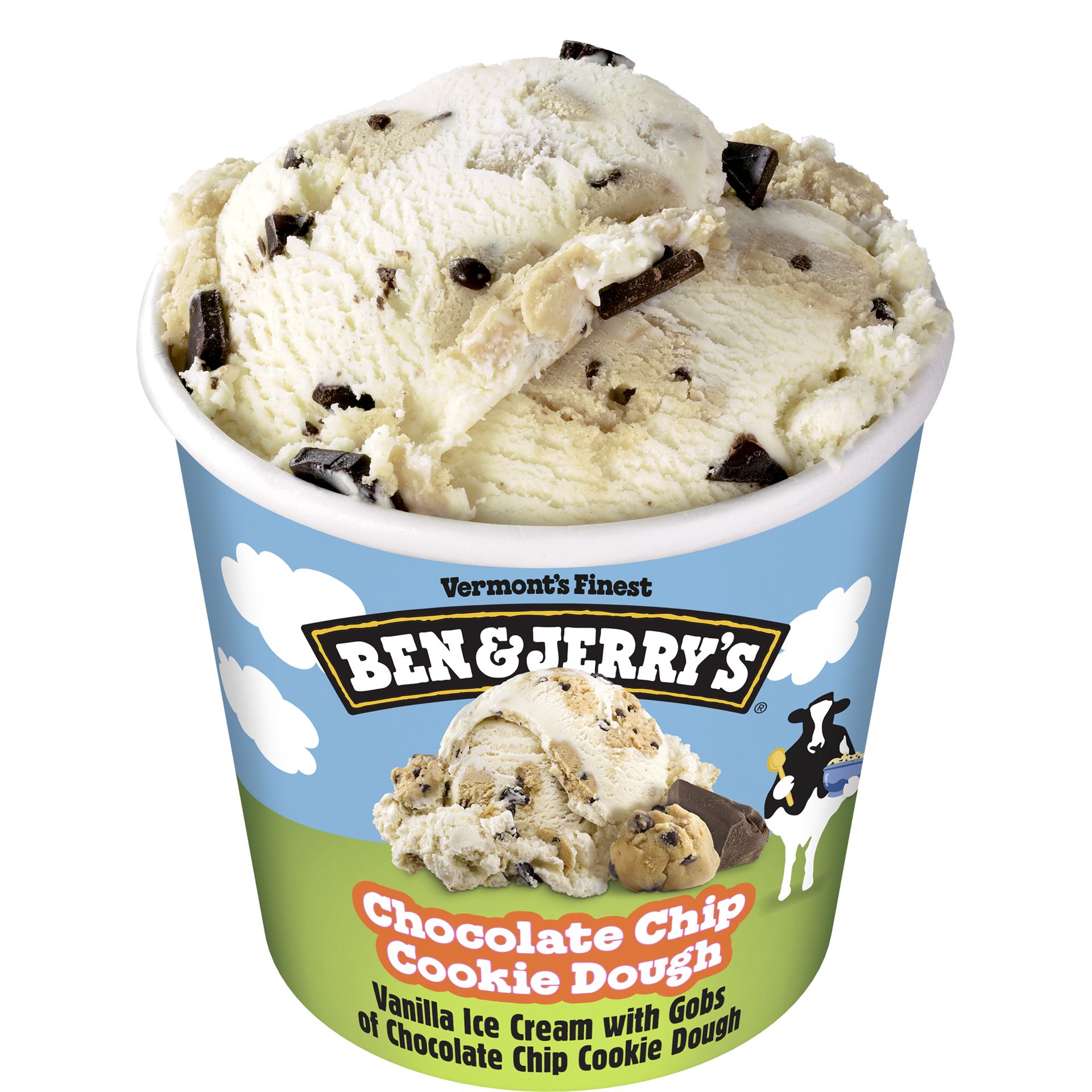 Chocolate Chip Cookie Dough Ice Cream - Pint