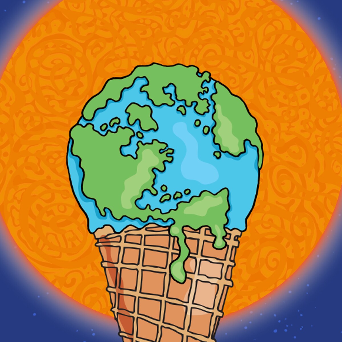 기후 변화에 대한 정의 아이콘